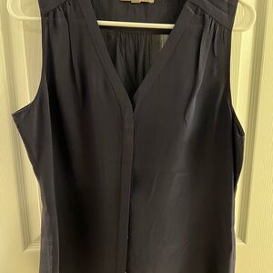 Banana Republic Blue Fitted Buttoned Blouse